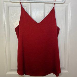 Red Express spaghetti strap blouse!